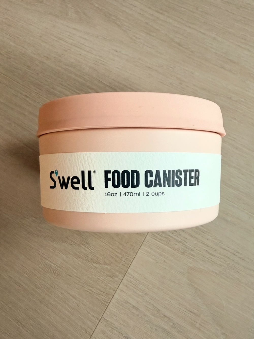 S'well Food Canister in Pink Himalayan Salt Color - 16oz - NWT